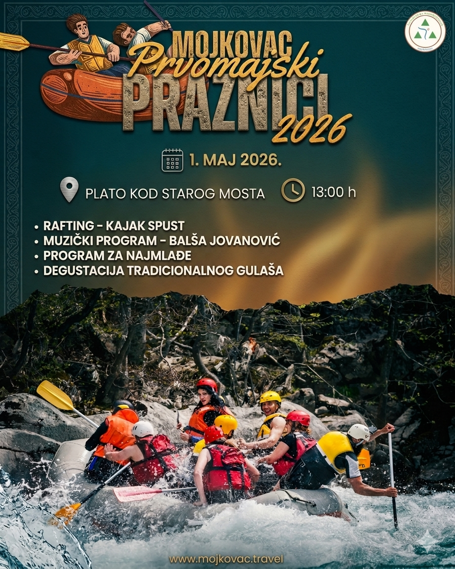 1. maj u Mojkovcu: Proslavimo praznik rada uz Taru!